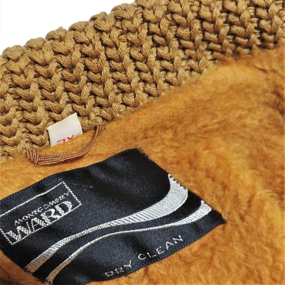 Montgomery Ward Vintage Wool Lined Corduroy Winter Jacket Sz XL - Picture 8 of 11